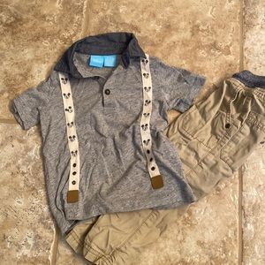 Disney Top & Carter Khakis Set